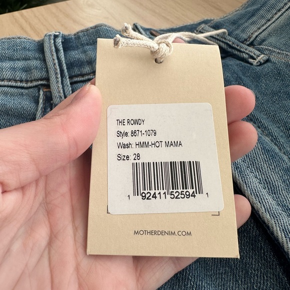 MOTHER Women’s The Rowdy Light Blue Bootcut Jeans - Picture 7 of 11